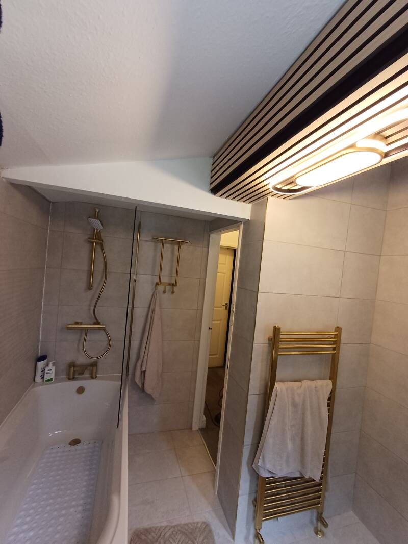 Professional bathroom installation